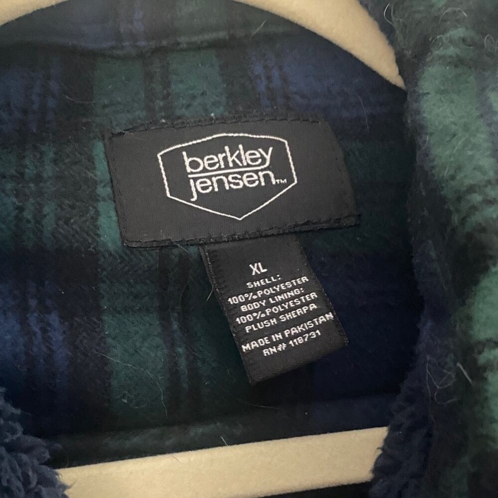 Black Watch Plaid Utility Jacket - Picture 2 of 4